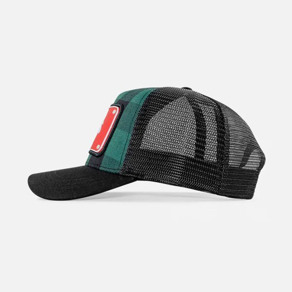 کلاه , کلاه جان هتر , کلاه سبز و مشکی , RUBBER CAP , john hatter cap
